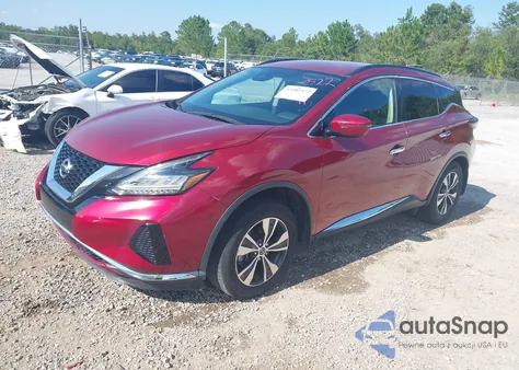 2020 Nissan Murano Sv Fwd из США, поврежденный, VIN 5N1AZ2BJ9LN155192